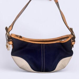 Coach Women's Navy and Blue Bag
